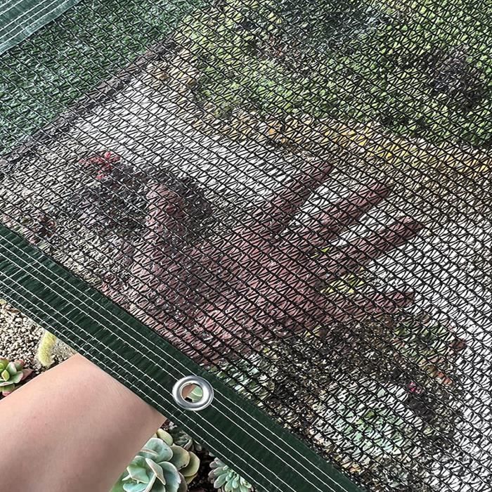 Pare-soleil 40 % Noir 3 M X 3 M En Maille Filet Résistant Aux UV Pour