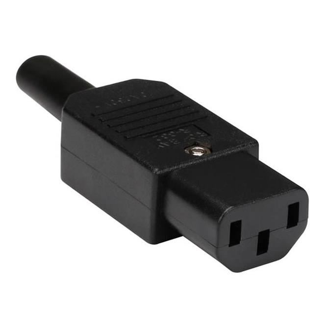 10 x schuko Angle Connecteur-noir-brillant vde 240v