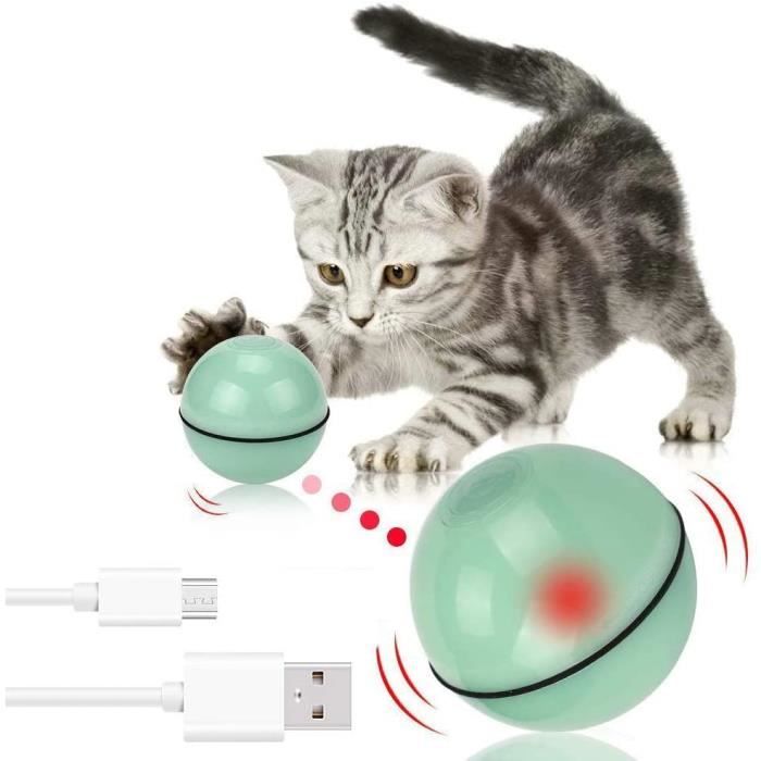 Homealexa Jouet Pour Chat Interactif Automatique A Bille Roulante Rechargeable Led Light Entertainment Pet Toy Exercice 6548 Cdiscount