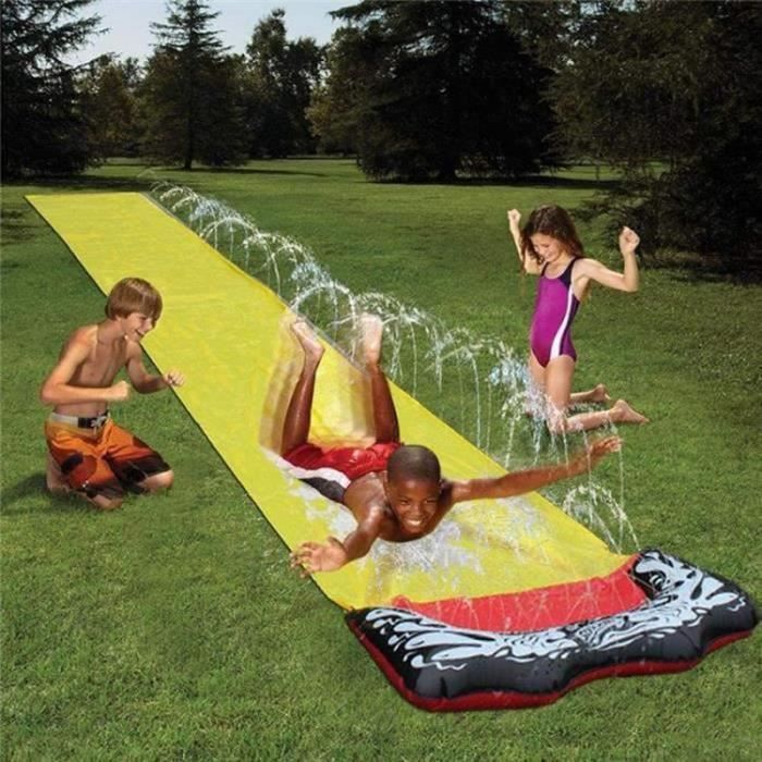 TAPIS DE GLISSE Toboggan Aquatique Toboggan Gonflable À Une Voie pour 1