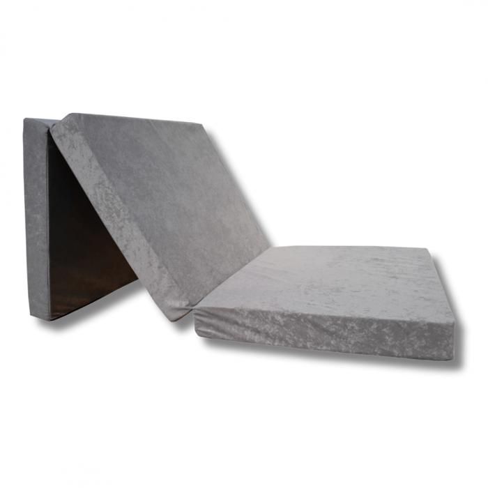 Matelas 195x65x8 cm lit futon pliable pliant - NATALIA SPZOO - Gris - Mousse polyuréthane - 1 personne Matelas 195x65x8 cm lit futon pliable pliant - NATALIA SPZOO - Gris - Mousse polyuréthane - 1 personne