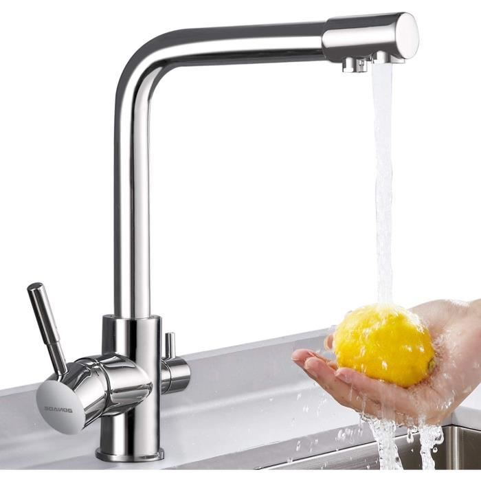 Noehoiugi Jouet de Robinet d'Évier de Cuisine Réaliste Mini pour Jeu d' Imitation, Abreuvoir de Simulation avec Accessoires Remplaçables pour Jeu de Rôle pour Enfants