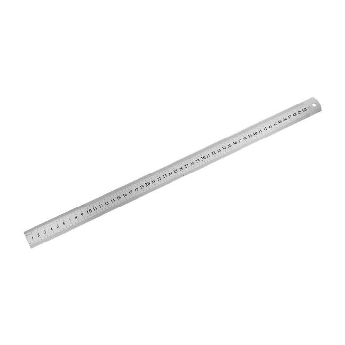 Tube Inox 22 Mm Regle - Equerre,Règle De Mesure Droite En Acier Inoxydable 30 Cm,outil Métrique Double Face Règle Acier Inoxydable