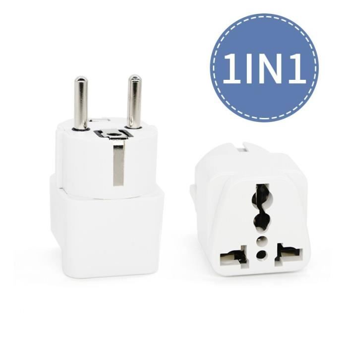 Adaptateur De Voyage Universel Avec Ports USB-C - 7 Prises, International, Neuf