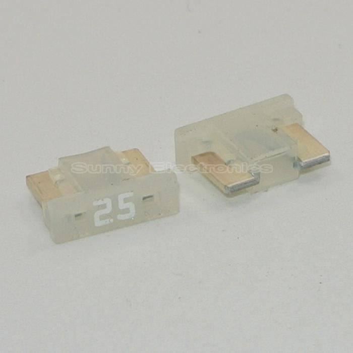 Fusible à Fusion Lente 30A Type PAL - Pour Nissan, Mazda, Honda, Toyota - Taille 31x23x16 Mm - 5