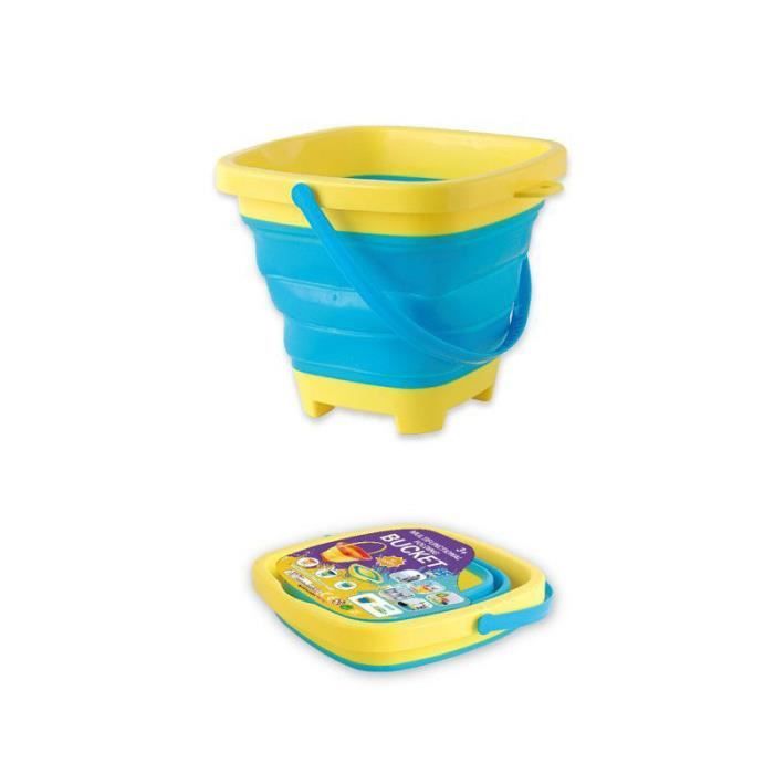 jaune Multicolore vert Lot de 4 tamis à sable bleu 22 cm de long Jouet de plage en plastique Rouge