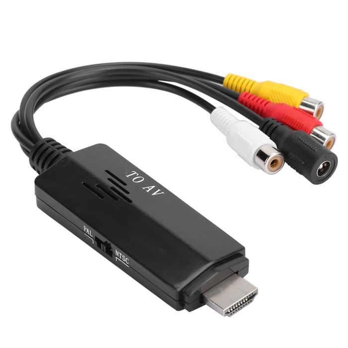 Pour HDMI vers AV RCA 1080P HD Convertisseur Câble Adaptateur Mâle
