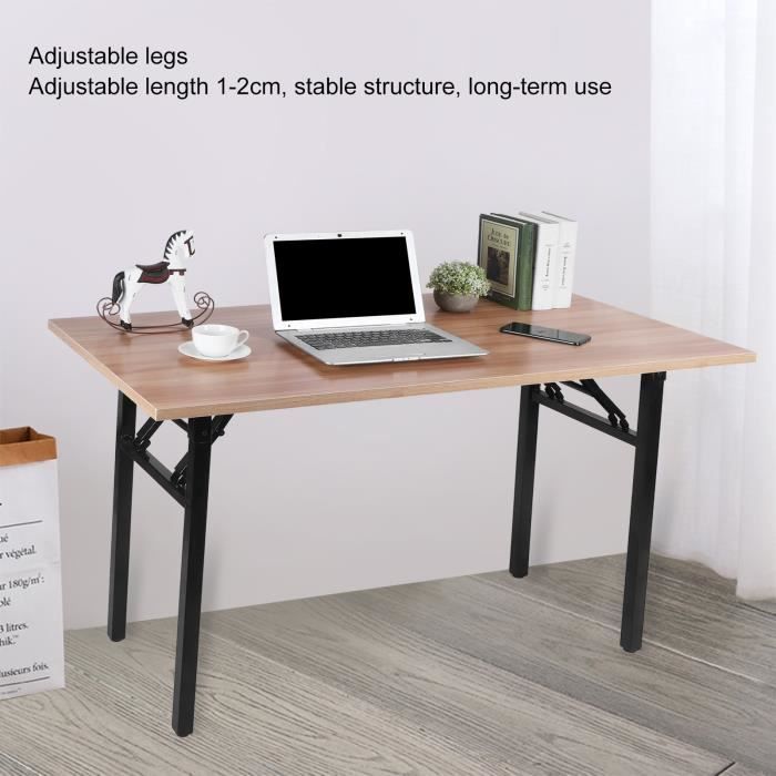 Table Pliante Pour Voiture - Bureau Pour Ordinateur Portable - Plateau Pour Lit Ou Siège Arrière - Noir - En Plastique