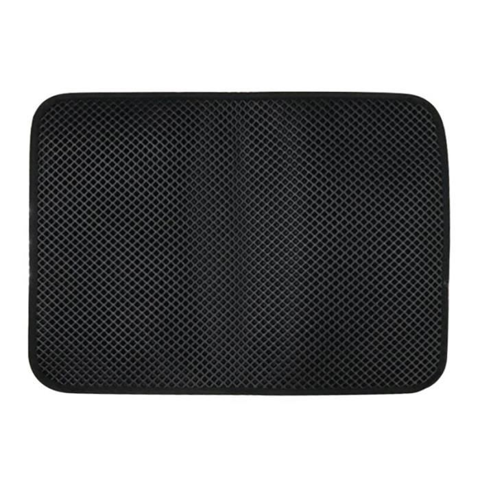 Tapis de litière pour chat double couche en EVA, tapis de nettoyage