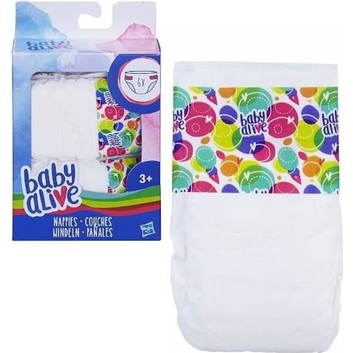 BABY ALIVE Couches de rechange Accessoires pour Poupées et Poupons