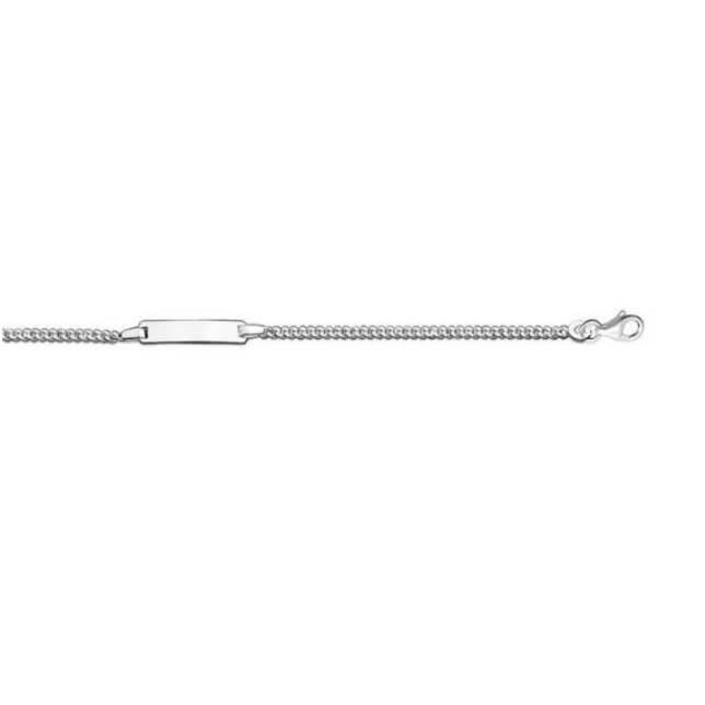 Bracelet gourmette - BIJOUXIA - Personnalisable - Argent massif 925 - Longueur 15 cm - Mixte