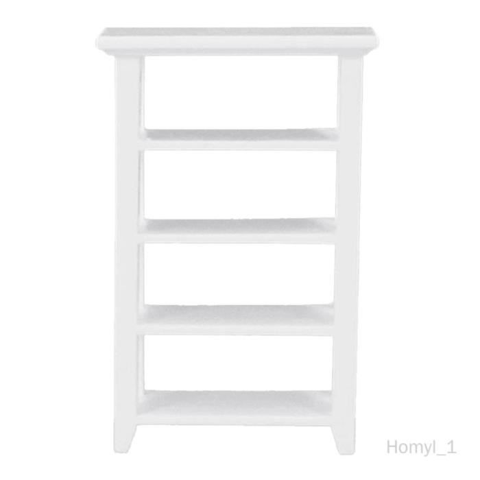 MAISON DE POUPÉES Blanc Banc Avec Rangement Siège Miniature Meubles