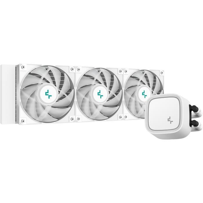 DEEPCOOL – LE720 – Watercooling AIO – Ventilateurs 120mm – Éclairage ARGB blanc Intel AMD – Blanc