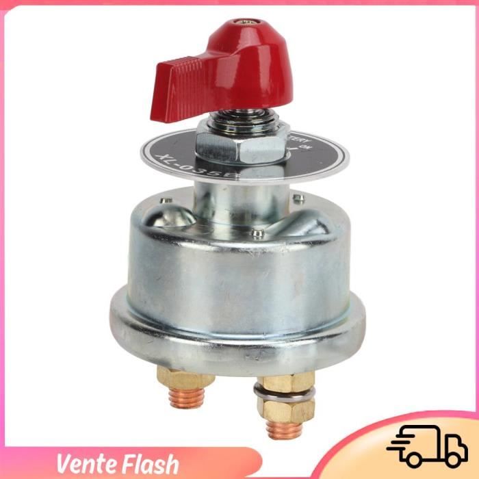 Interrupteur Coupure Batterie 12V 500A - Étanche, Pour Voiture, Camping-car, Bateau, Camion