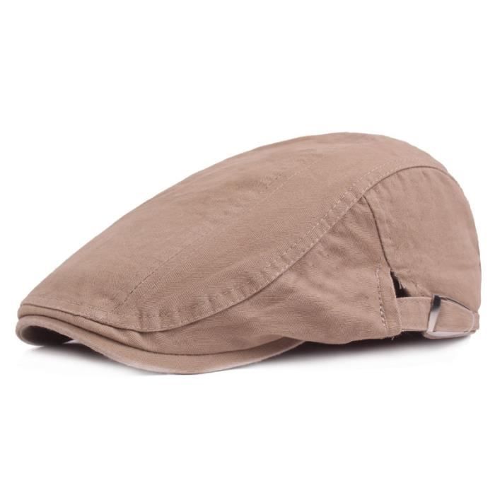Casquette Vintage 8 Panneaux à Carreaux - Style Vendeur De Journaux - Taille Unique Homme