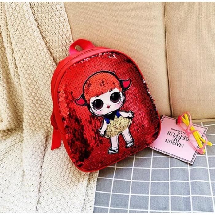 Cartable Poupee Sac D Ecole Lol LOL Surprise Glitter Sac à Dos+Sac