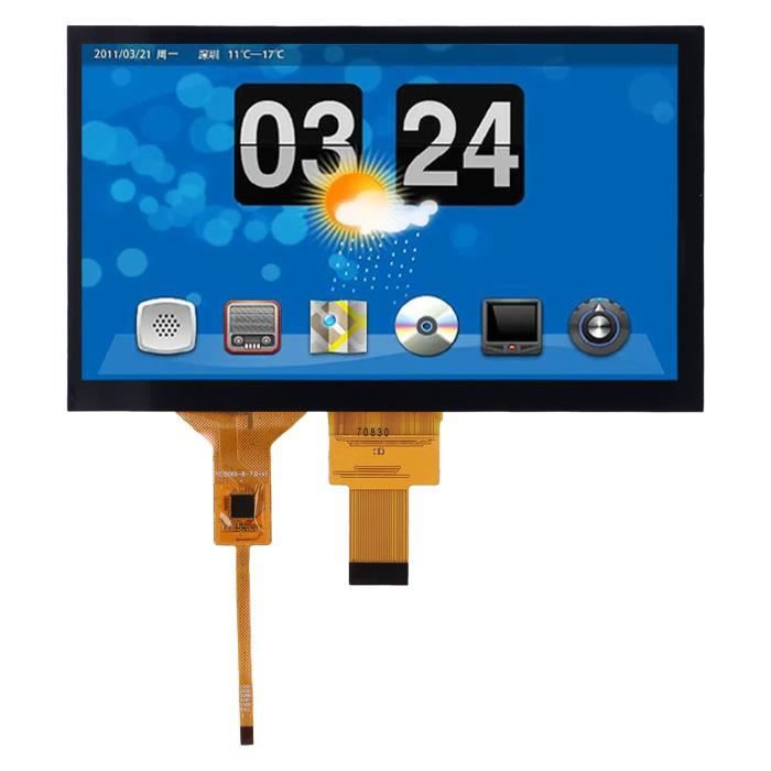 EJ.life Écran LCD de 7 pouces Panneau D'affichage LCD à écran Tactile  Capacitif Industriel de 7 Pouces avec electronique afficheur
