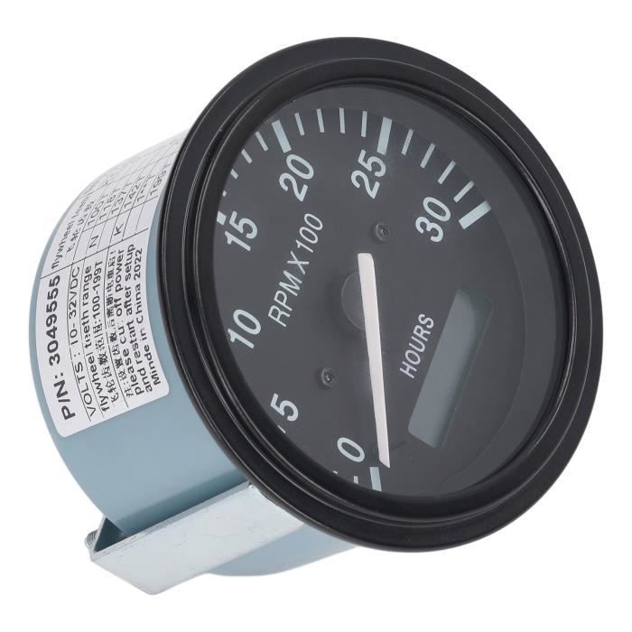 LCD Compteur Odomètre Tachymètre Jauge d'huile Compteur Vitesse Rétro