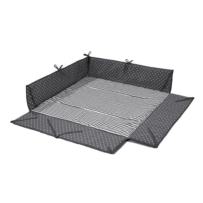 Geuther Tour De Parc Avec Tapis Points Gris Bebes Puericulture Cdiscount Puericulture Eveil Bebe
