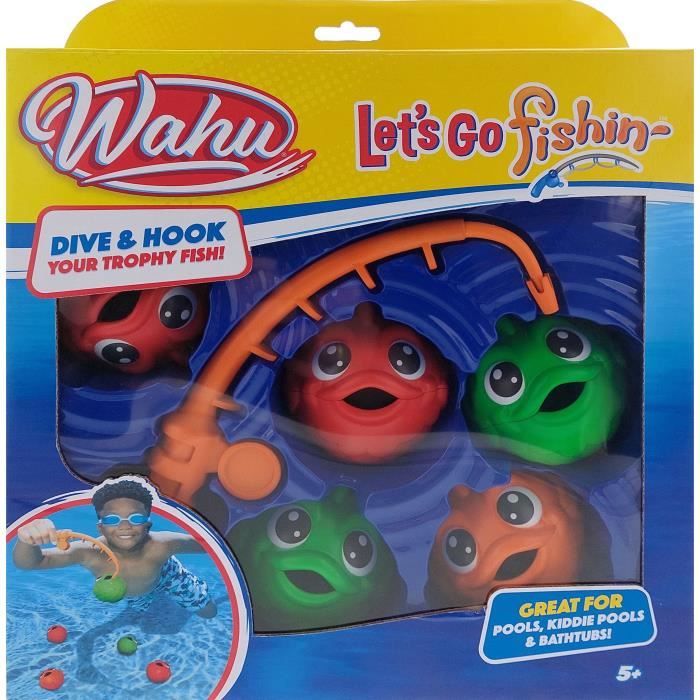 Jeu d'eau - Let's go Fishing - GOLIATH - Pêche à la ligne géante - Multicolore