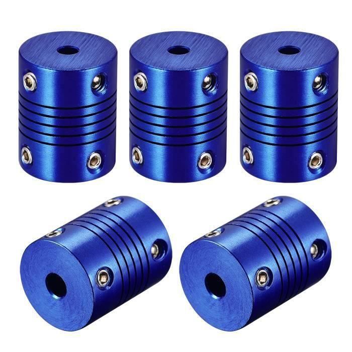 QUARKZMAN Wellenkupplung 6 Mm Auf 6 Mm – Flexibel, L25xD20, Alu/PUR, Für Schrittmotor Und Servo