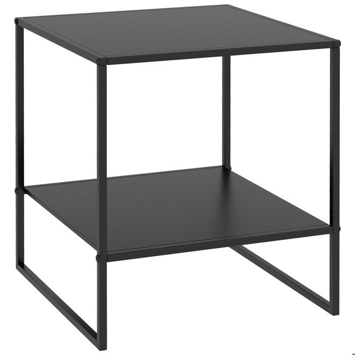 Relaxdays Table D'appoint Assiette En Verre - Table En Bois - Verre En Bois Verre En Bois De Bambou Design Moderne Mukai