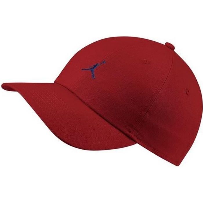 casquette jordan rouge et noir