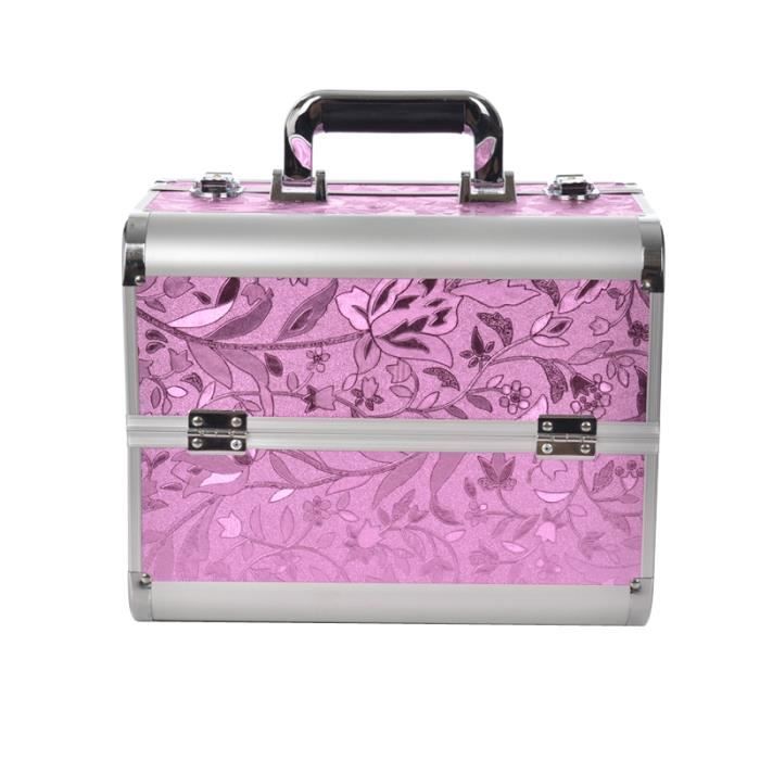 Mallette Trolley De Beauté BALI Pour Maquillage Et Cosmétiques - Avec Sangles