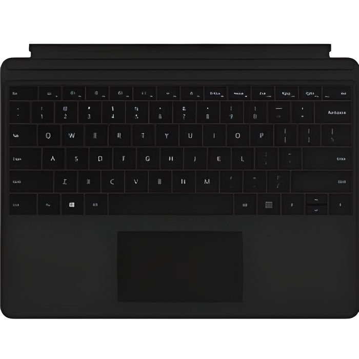 MICROSOFT TYPE COVER SURFACE PRO X BLACK FR - Couleur:Noir