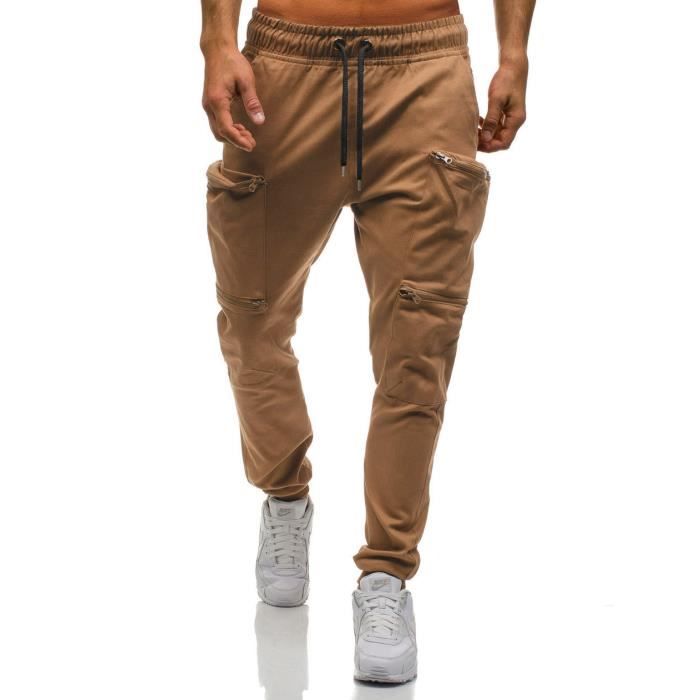 pantalon homme elastique