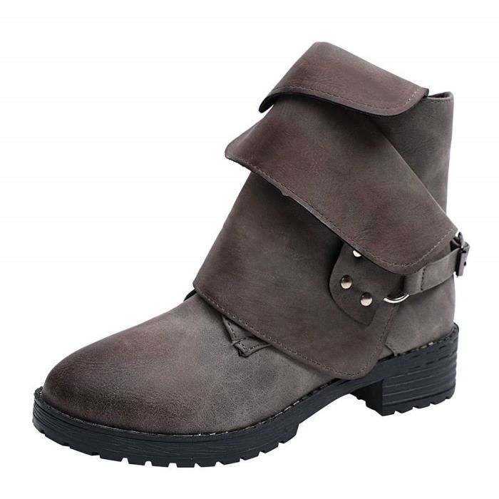Bottines Chevalier Bottes Bottes Off Cuir Bottines Embouchoire Brush Botte Bearpaw Yamazaki Redfoot Boots Dames Jardin Chaussures jA35L4R