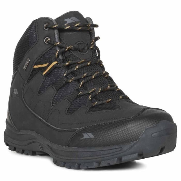 chaussures homme bottes trespass finley. caractéristiques:botte de marche à taille moyennemembrane respirante imperméablecol rembour