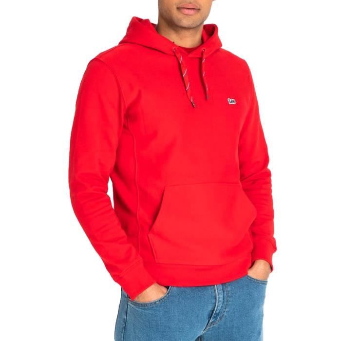 hoodie rouge homme