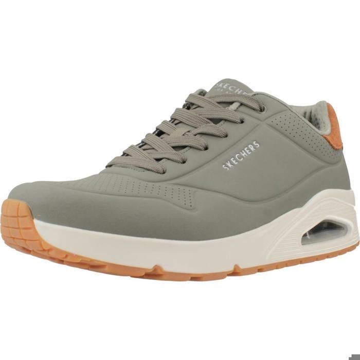 Skechers Sport > Zapatillas Hombre Modèle Chaussure Skechers Modèle Uno - Suited On Air - Coleur Vert