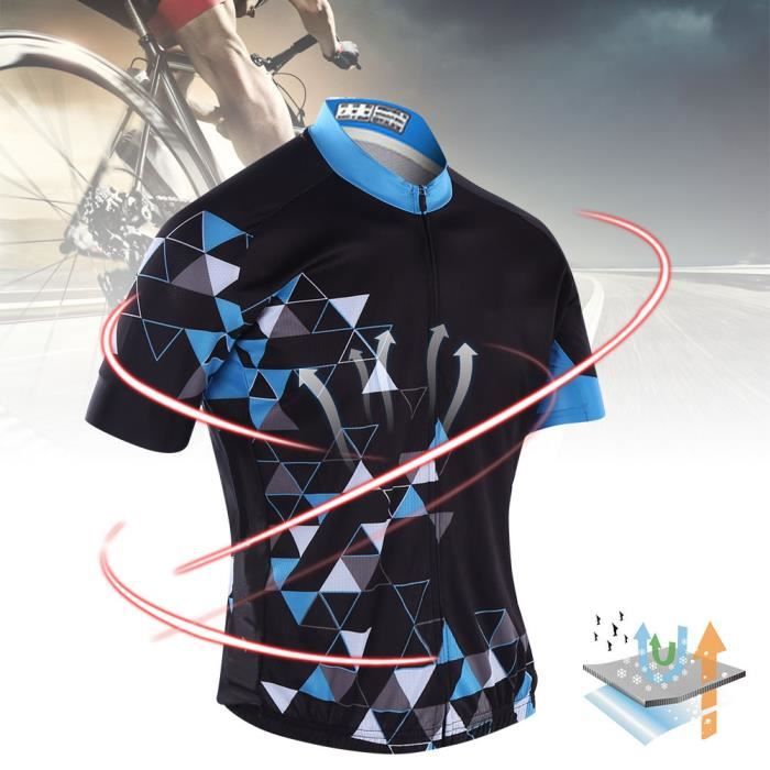 MAILLOT DE CYCLISME Homme t polyester ext rieur manches courtes