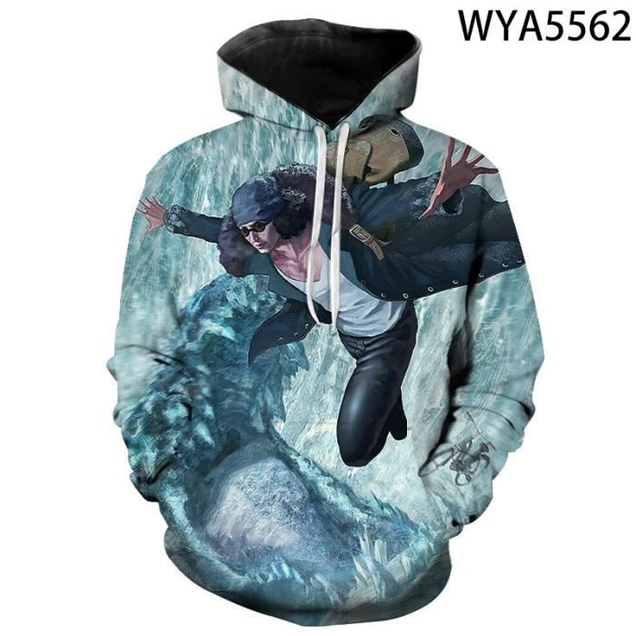Sweat Pull One Piece Luffy Gears 5 Hoodie Manga Fruit Du Demons