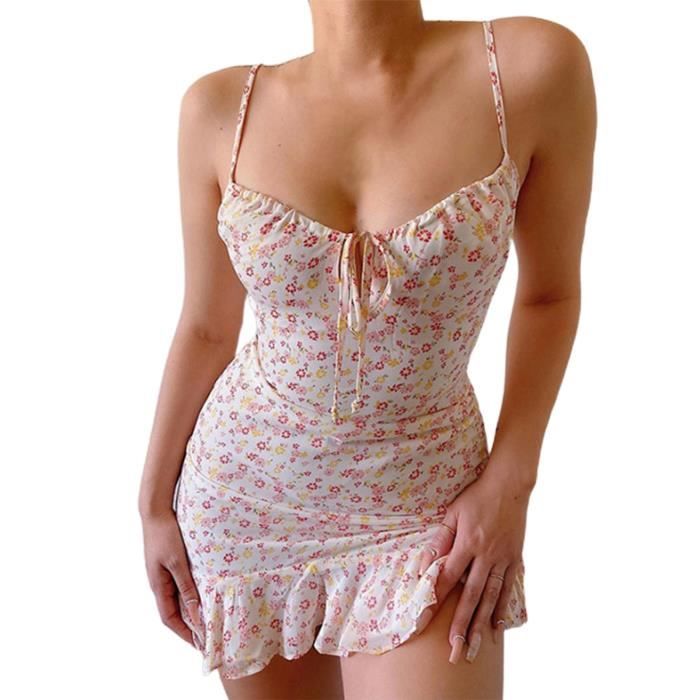Robe Pepe Jeans London Ebi Femme - Imprimé Floral, Manches Longues, Taille XS, Neuve