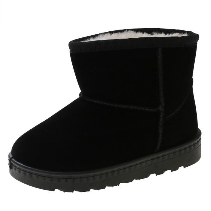 Bottes De Neige Enfants TARELO - Chaussures Randonnée Garçons Filles Hiver Chaudes Antidérapantes 32-39 EU