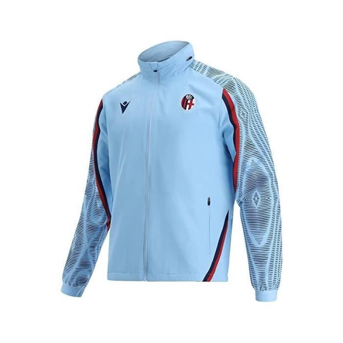 veste imperméable de football pour homme bologne 2020/21 - bleu - xl