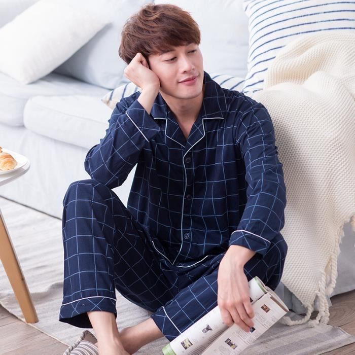 Pyjama garçon bicolore à manches longues – One Piece gris