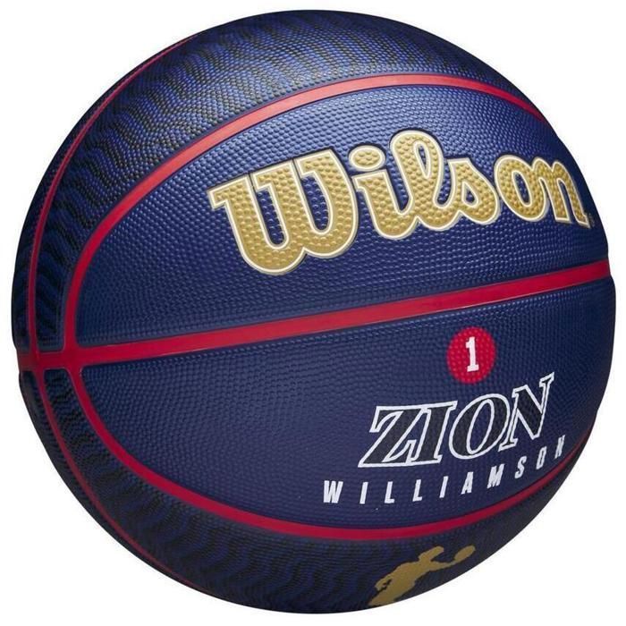 Ballon de basket - WILSON - NBA Player Icon Zion Williamson - Extérieur - Rouge - Mixte