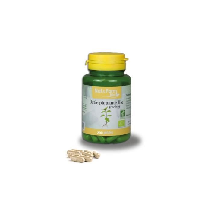 Ortie Piquante Bio En Gélules - 200 Gélules Végétales De 210 Mg - Purifiant Naturel