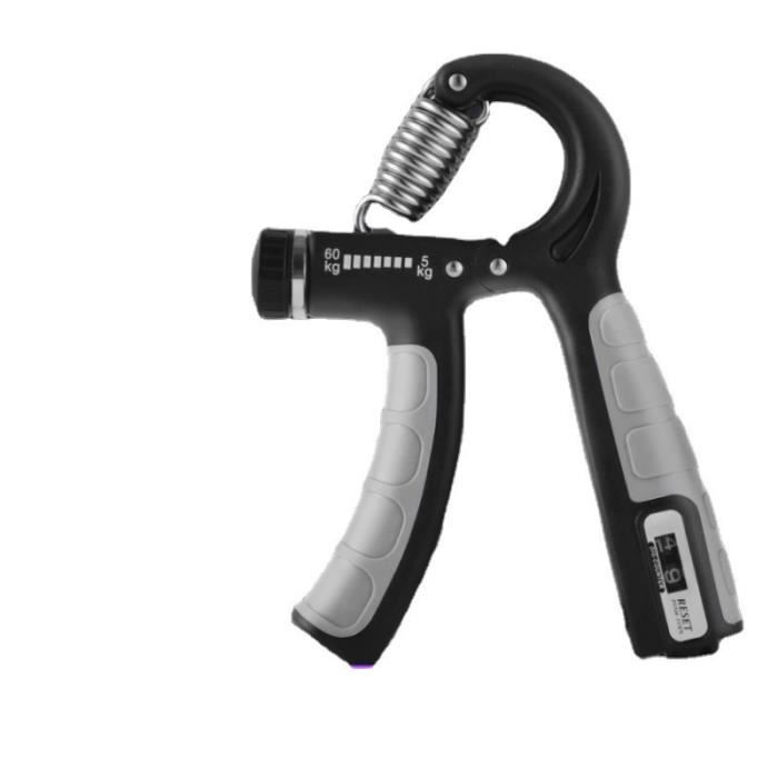 Gorilla Sports® Hand Grip - Lot de 2, Antidérapante, Rondelles Chromées