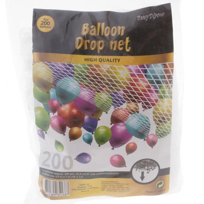 Filet De Lâcher De Ballons Réutilisable - 240x100 Cm - Pour Anniversaires, Mariages, événements