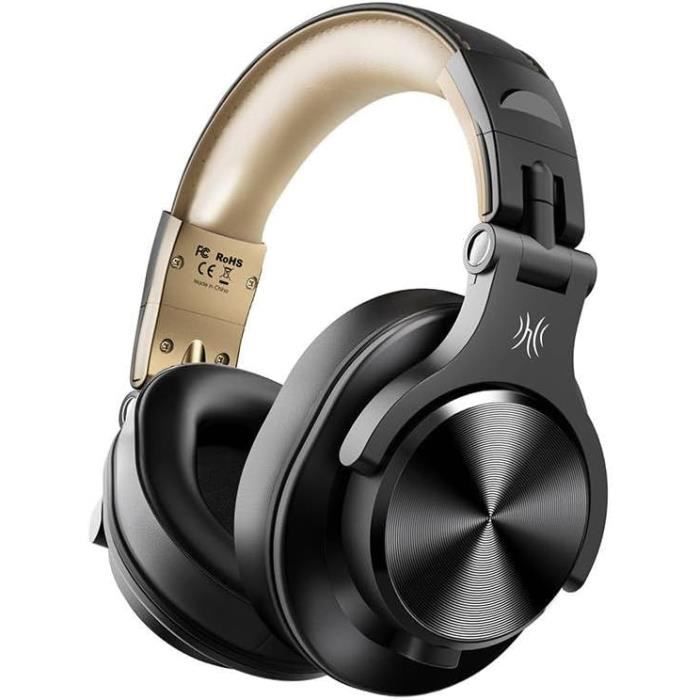 Casque - ONEODIO - Fusion A70 - Filaire - Sur-oreille - Noir