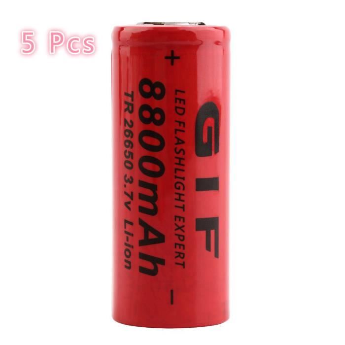 Lot De 3 Piles Rechargeables 3,7V 2600mAh Avec Connecteur XH2,54