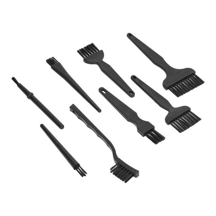 Kit De 6 Brosses Antistatiques + Pince - Nettoyage Clavier, Téléphone, Appareil Photo, Composants
