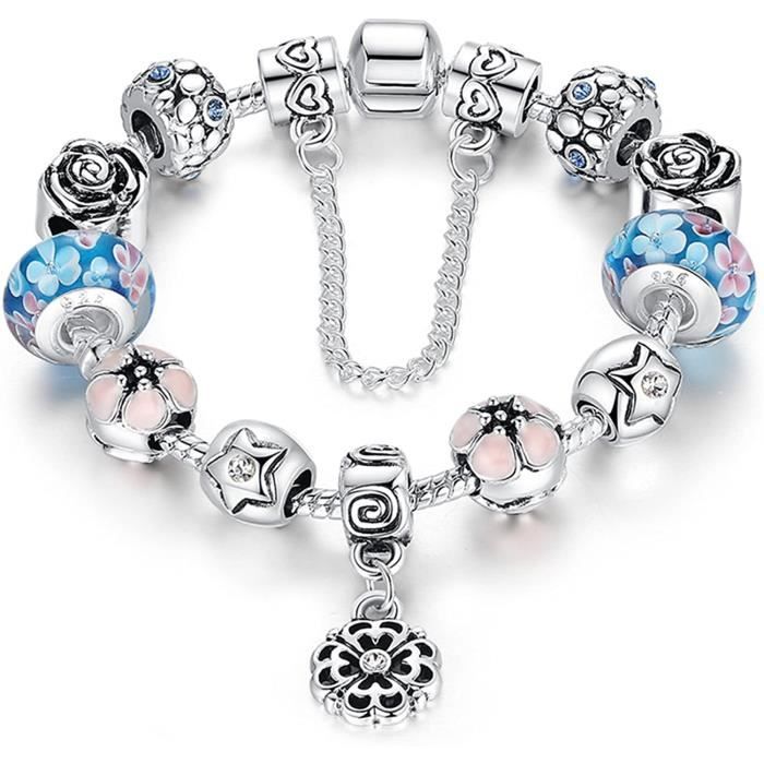 Bracelet Chaîne Réglable Velours Et Métal Doré - Rouge