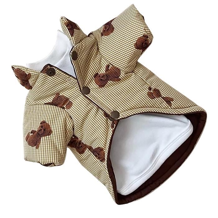 Meilleurs prix pour Manteau d'hiver pour chien - SALUTUYA - Jaune - Polyester - Amovible - Confortable