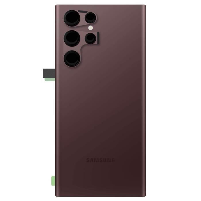 Cache Batterie - SAMSUNG - Galaxy S22 Ultra - Bordeaux - Installation simplifiée